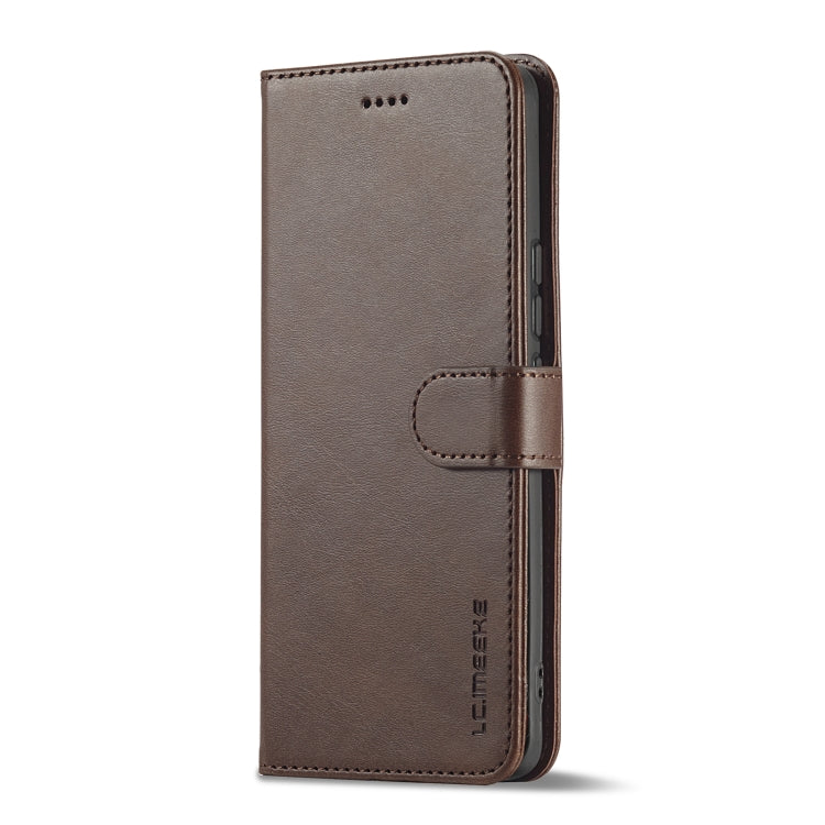 For Honor 90 Pro LC.IMEEKE Calf Texture Leather Phone Case(Coffee)