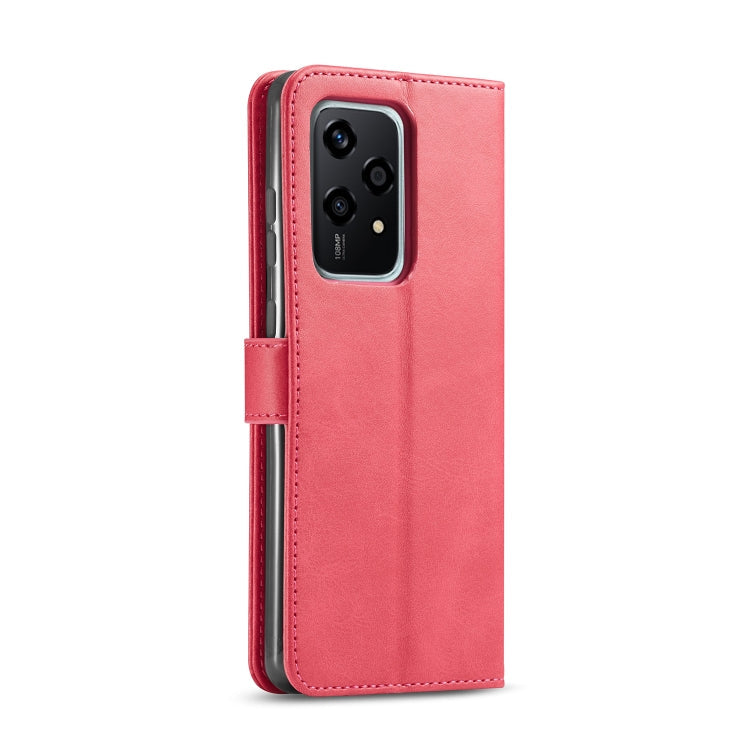 For Honor 200 Lite Global LC.IMEEKE Calf Texture Leather Phone Case(Red)