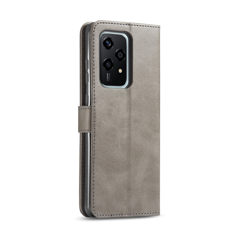 For Honor 200 Lite Global LC.IMEEKE Calf Texture Leather Phone Case(Grey)