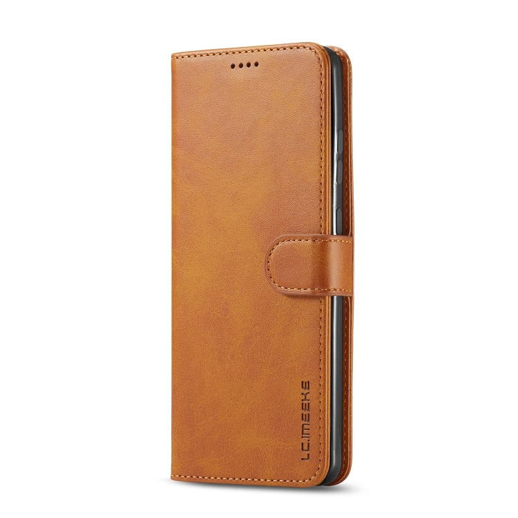 For Honor 200 Lite Global LC.IMEEKE Calf Texture Leather Phone Case(Brown)