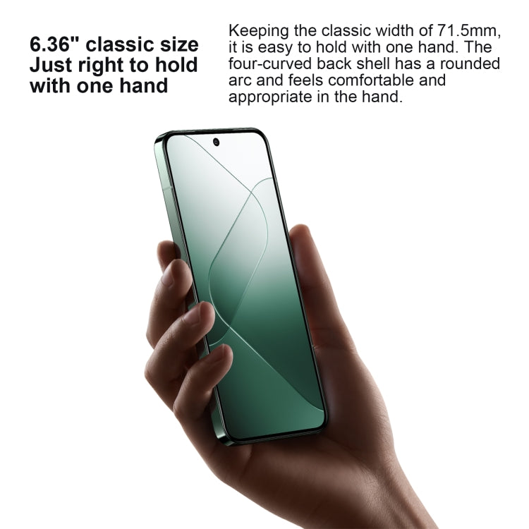 Xiaomi 14, 16GB+1TB,  6.36 inch Xiaomi HyperOS Snapdragon 8 Gen 3 Octa Core 4nm up to 3.3GHz, NFC, Network: 5G(Black)
