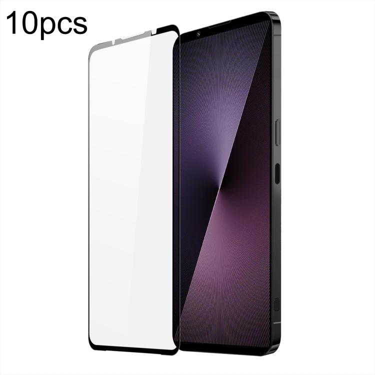 For Sony Xperia 1 VII 10pcs DUX DUCIS 0.33mm 9H Medium Alumina Tempered Glass Film