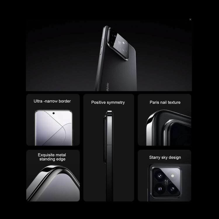 Xiaomi 14 Pro, 16GB+1TB,  6.73 inch Xiaomi HyperOS Snapdragon 8 Gen 3 Octa Core 4nm up to 3.3GHz, NFC, Network: 5G(Black)