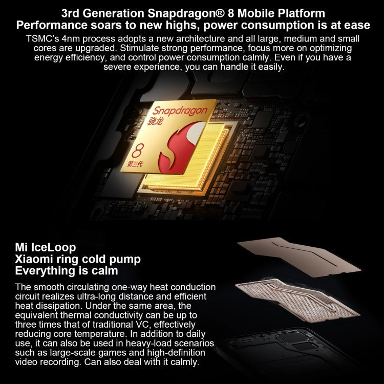 Xiaomi 14 Pro, 16GB+512GB,  6.73 inch Xiaomi HyperOS Snapdragon 8 Gen 3 Octa Core 4nm up to 3.3GHz, NFC, Network: 5G(Black)