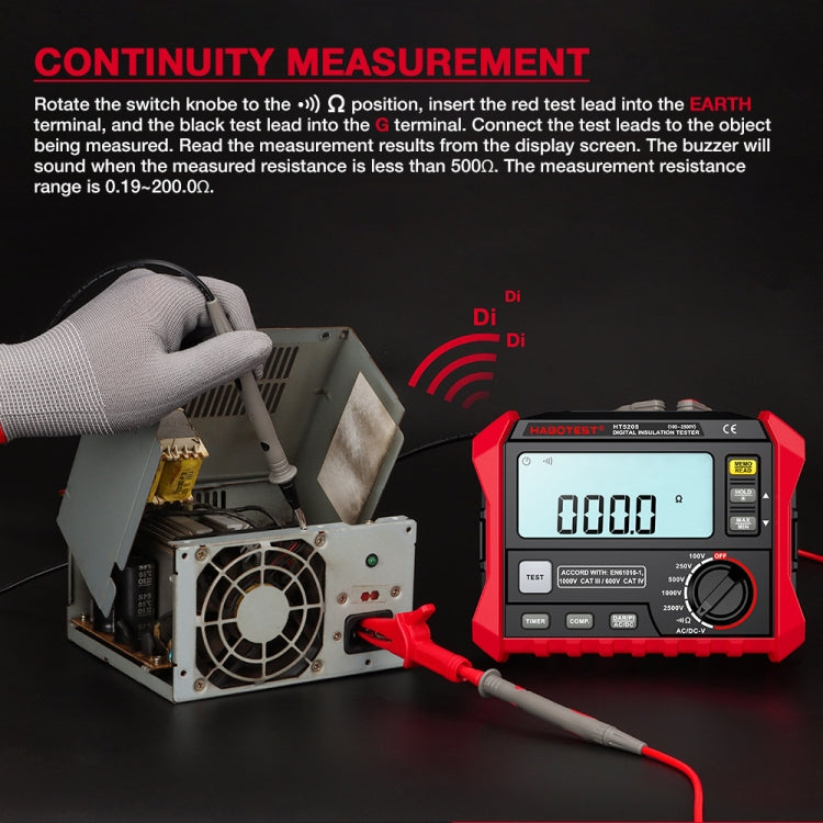 HABOTEST HT5203 Insulation Resistor Tester
