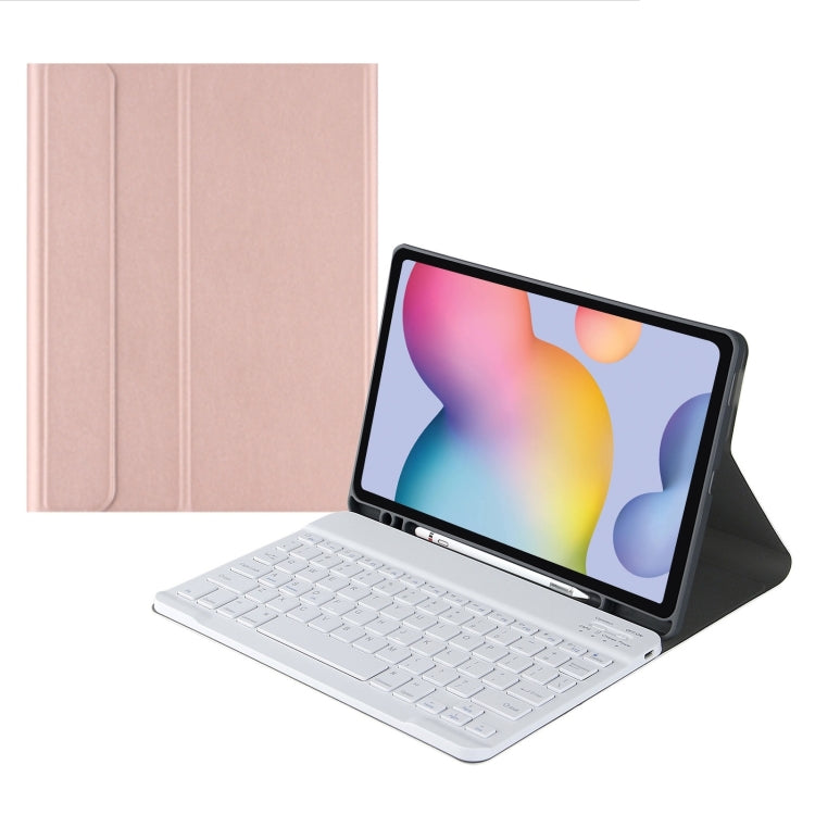 Square Cap Bluetooth Keyboard Leather Case with Pen Slot, For Samsung Galaxy Tab S9 FE+, For Samsung Galaxy Tab A9+, For Samsung Galaxy Tab S9 FE, For Samsung Galaxy Tab A9