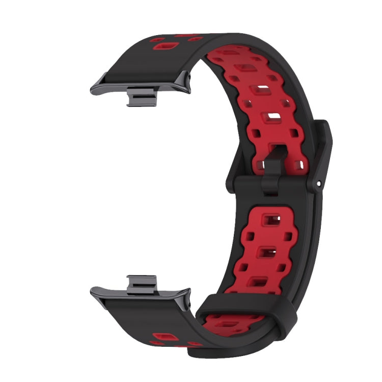 Mijobs Square Hole Breathable Silicone Watch Band, For Redmi Watch 6 / 5 / Xiaomi Band 9 Pro