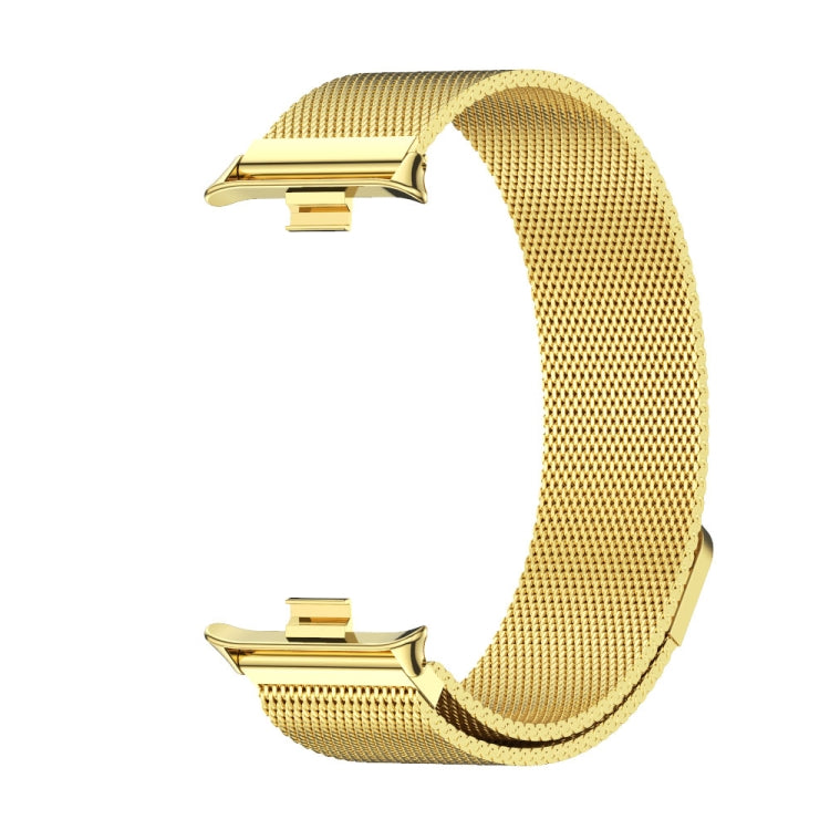 For Redmi Watch 6 / 5 / Xiaomi Band 9 Pro Mijobs Milan Magnetic Stainless Steel Watch Band(Gold)