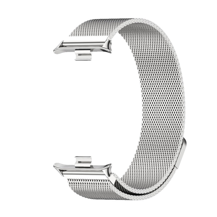 For Redmi Watch 6 / 5 / Xiaomi Band 9 Pro Mijobs Milan Magnetic Stainless Steel Watch Band(Silver)