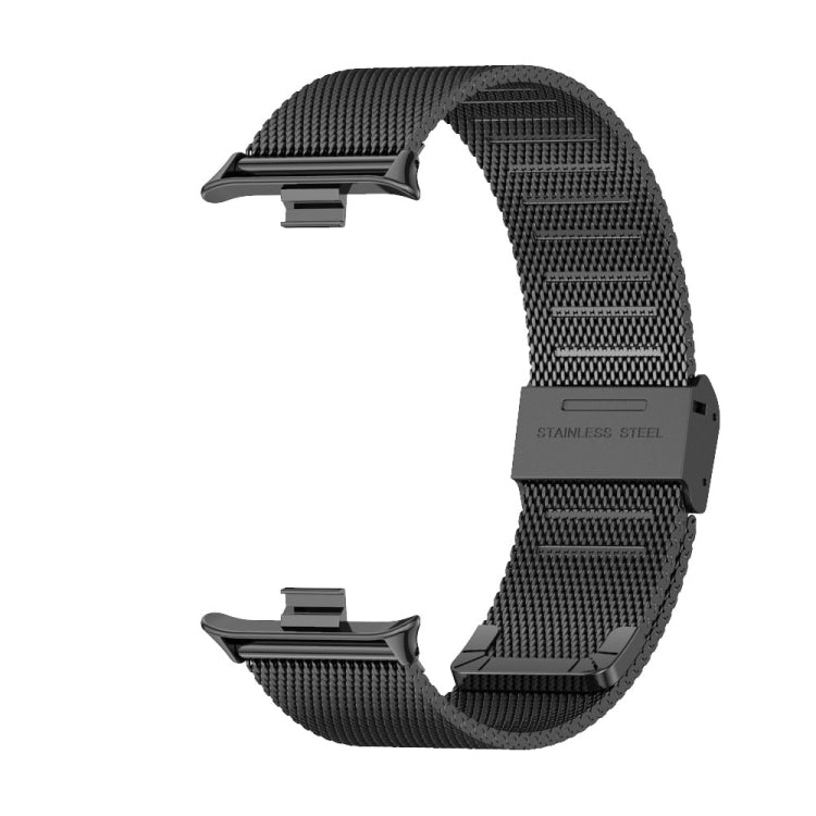 For Redmi Watch 6 / 5 / Xiaomi Band 9 Pro Mijobs Milan Buckle Stainless Steel Watch Band(Black)