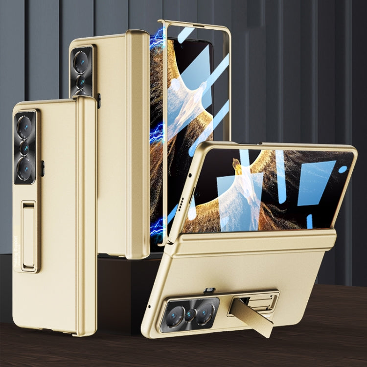 For Honor Magic VS GKK Integrated Magnetic Folding Hinge All-inclusive Phone Case(Gold)