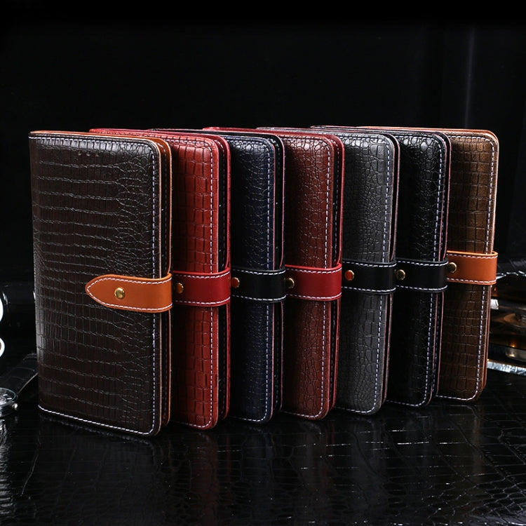 idewei Crocodile Texture Horizontal Flip Leather Case with Holder & Card Slots & Wallet, For OPPO Realme X3, For ZTE Axon 11 SE 5G