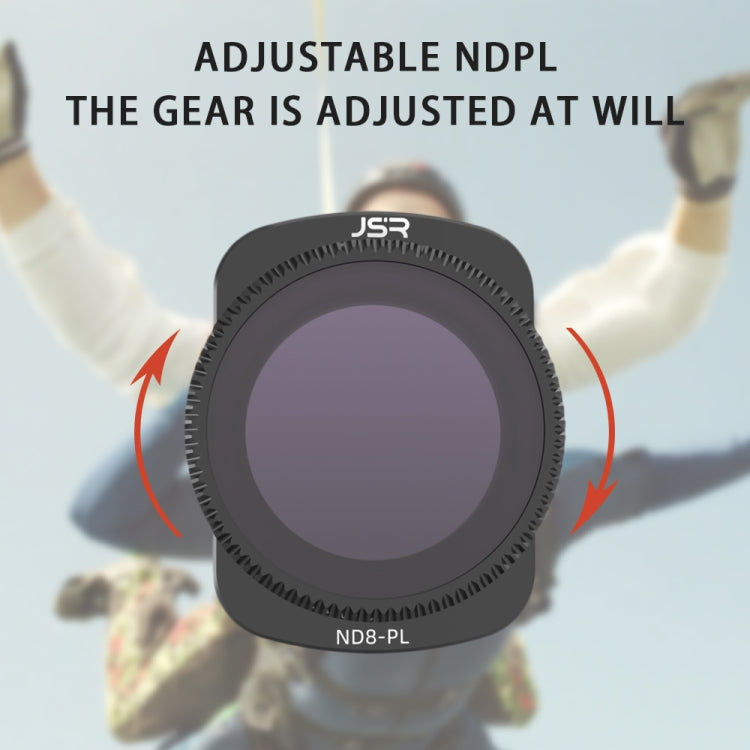 For DJI OSMO Pocket 3 JSR ZB Series Camera Lens Filter, Filter:Streak Drawing Blue