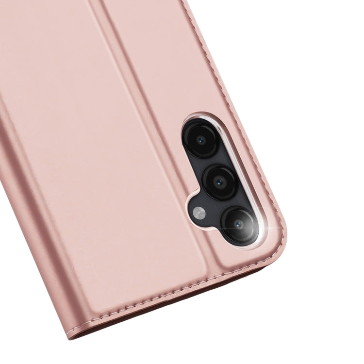 For Samsung Galaxy A15 5G / 4G DUX DUCIS Skin Pro Series Flip Leather Phone Case(Pink)