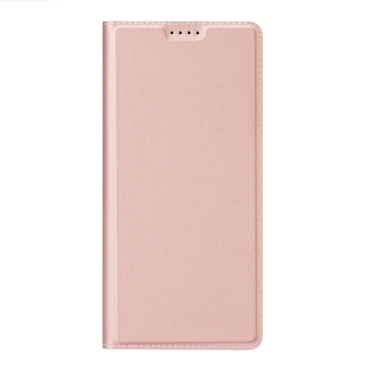 For Samsung Galaxy S24 5G DUX DUCIS Skin Pro Series Flip Leather Phone Case(Pink)