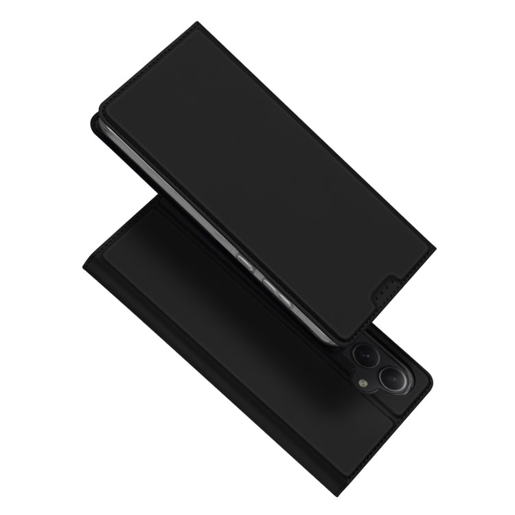 For Samsung Galaxy A35 5G DUX DUCIS Skin Pro Series Flip Leather Phone Case(Black)
