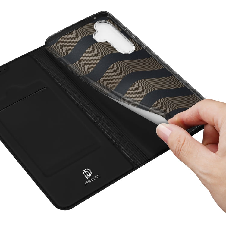 For Samsung Galaxy A35 5G DUX DUCIS Skin Pro Series Flip Leather Phone Case(Black)