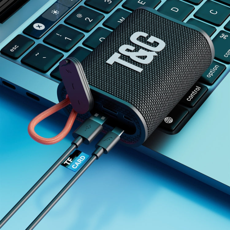 T&G TG396 Outdoor Portable Ambient RGB Light IPX7 Waterproof Bluetooth Speaker(Purple)