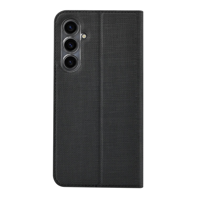 For Samsung Galaxy S23 FE 5G ViLi DMX Series TPU + PU Leather Magnetic Phone Case(Black)