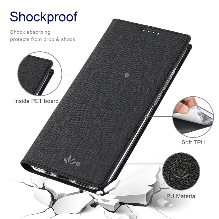 For Samsung Galaxy S23 FE 5G ViLi DMX Series TPU + PU Leather Magnetic Phone Case(Black)