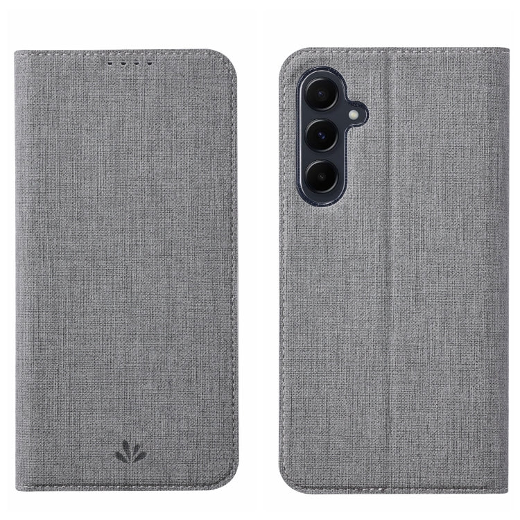 For Samsung Galaxy A35 5G ViLi DMX Series TPU + PU Leather Magnetic Phone Case(Grey)