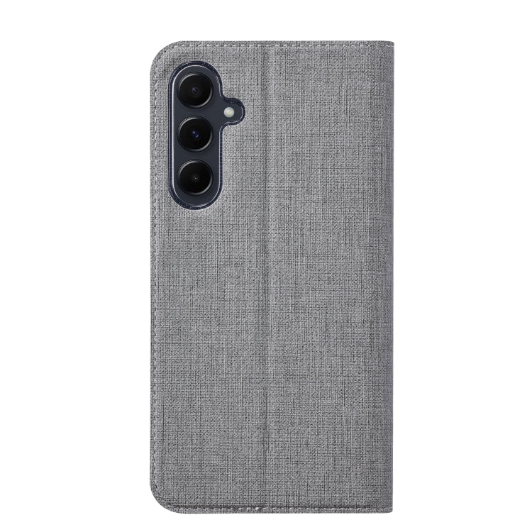 For Samsung Galaxy A35 5G ViLi DMX Series TPU + PU Leather Magnetic Phone Case(Grey)
