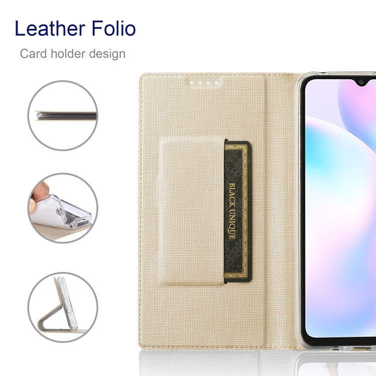 For Samsung Galaxy A35 5G ViLi DMX Series TPU + PU Leather Magnetic Phone Case(Gold)