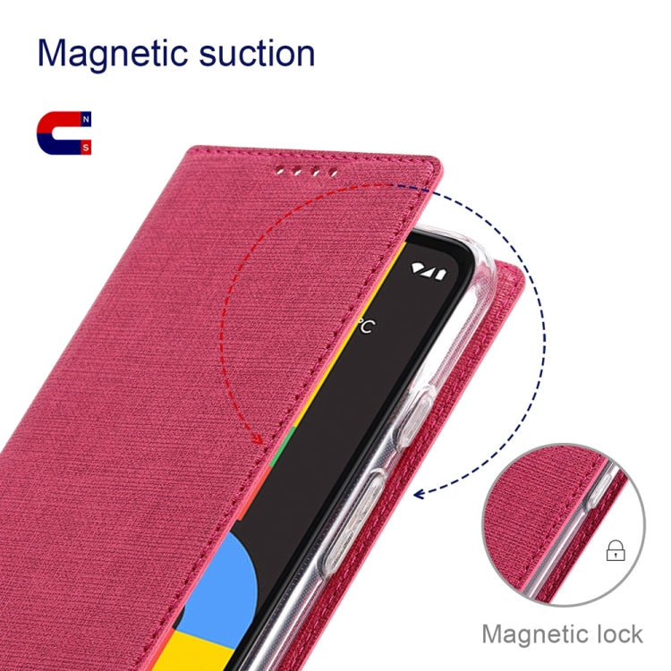 For Google Pixel 8 Pro ViLi DMX Series TPU + PU Leather Magnetic Phone Case(Rose Red)