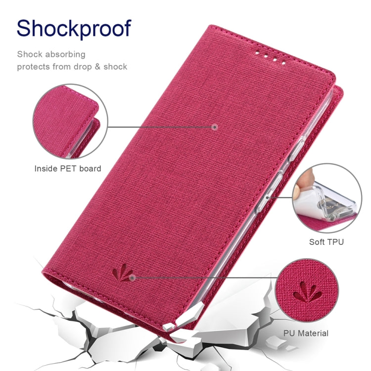 For Google Pixel 8 Pro ViLi DMX Series TPU + PU Leather Magnetic Phone Case(Rose Red)