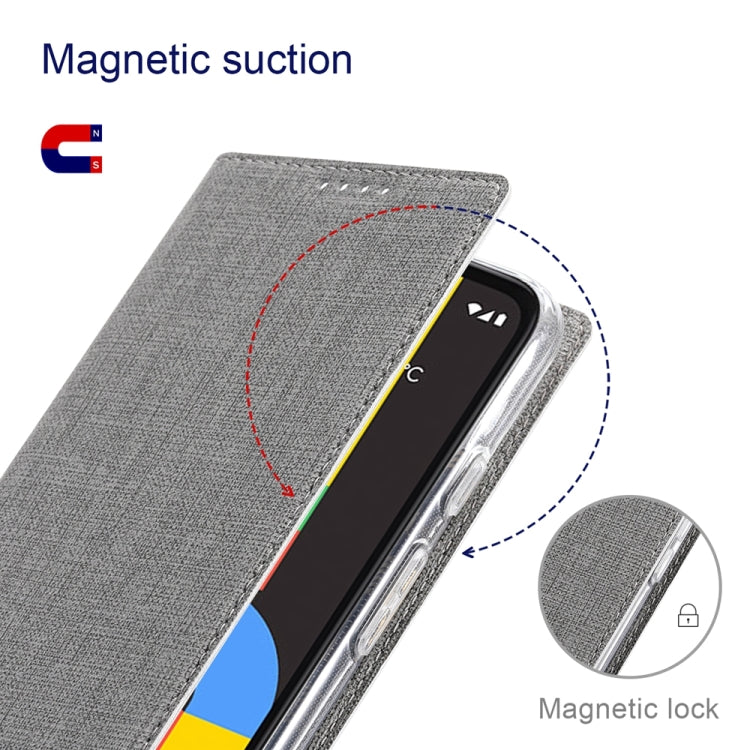 For Google Pixel 8 ViLi DMX Series TPU + PU Leather Magnetic Phone Case(Grey)
