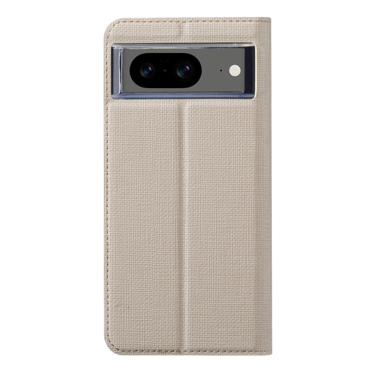 For Google Pixel 8 ViLi DMX Series TPU + PU Leather Magnetic Phone Case(Gold)