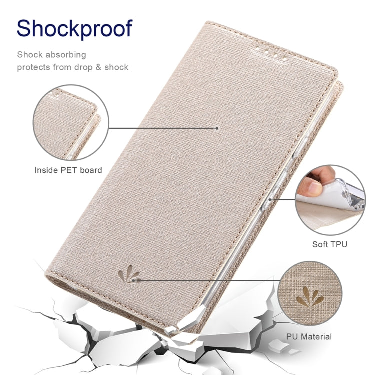 For Google Pixel 8 ViLi DMX Series TPU + PU Leather Magnetic Phone Case(Gold)