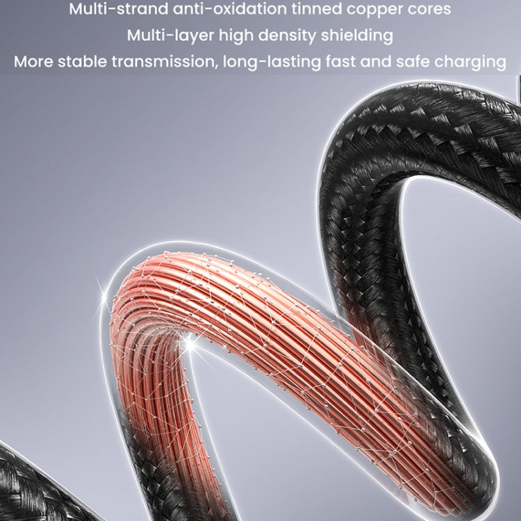 USAMS US-SJ670 USB To Micro USB 2A Fast Charge Data Cable, Length: 2m(Black)