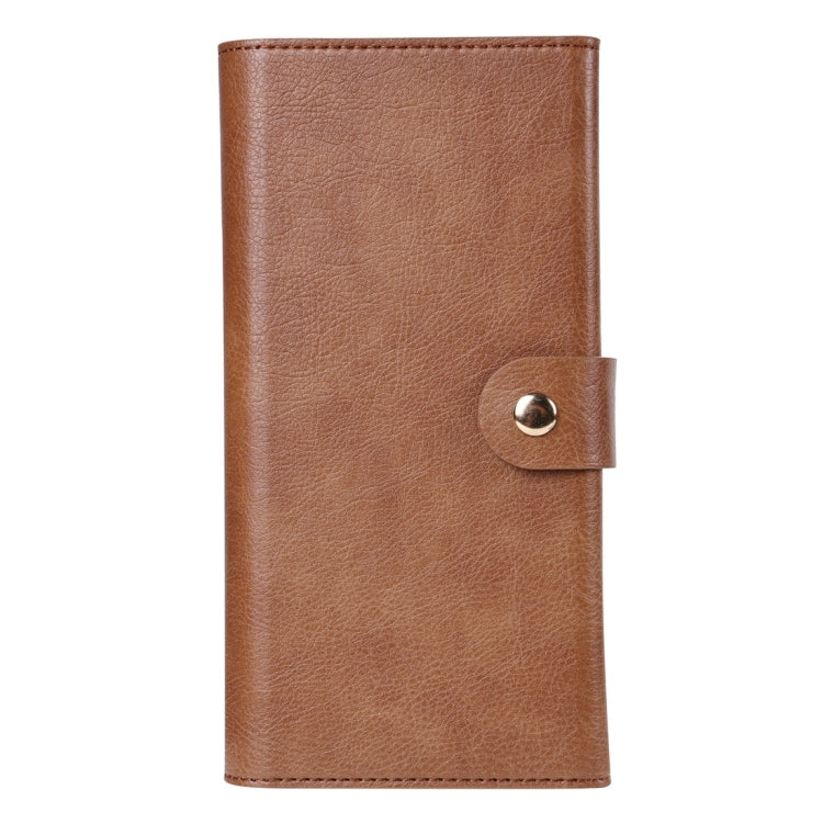 For iPhone 15 ViLi GV Series MagSafe Magnetic Zipper Leather Phone Case(Brown)