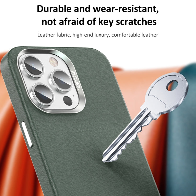 For iPhone 15 Pro Max Mutural Mingdian Series MagSafe Magnetic Phone Case(Black)