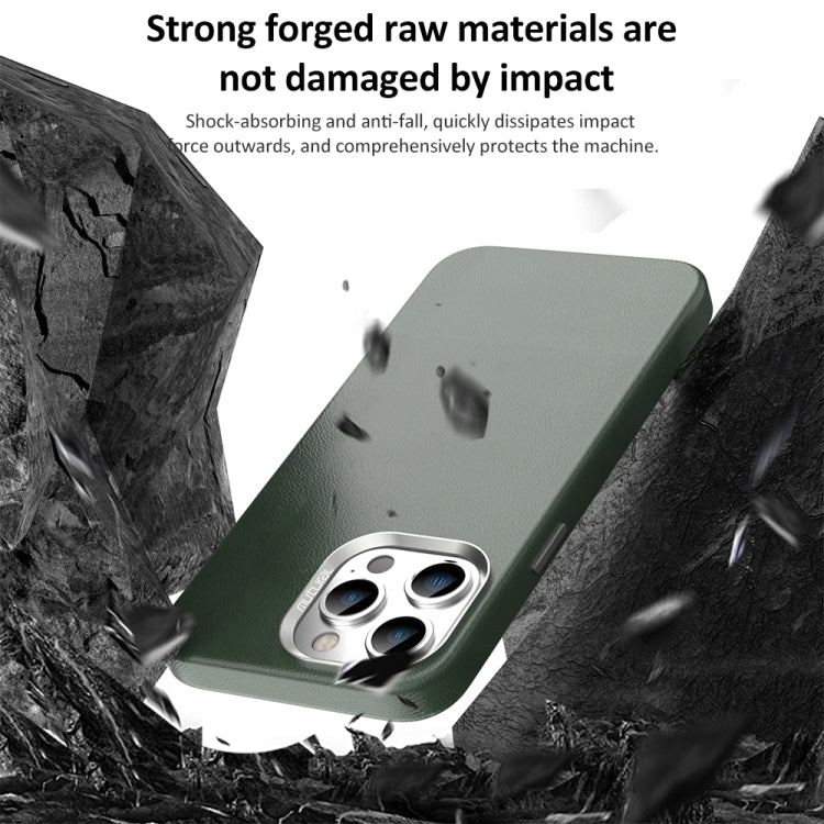 For iPhone 15 Pro Mutural Mingdian Series MagSafe Magnetic Phone Case(Dark Purple)
