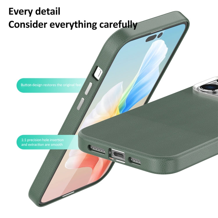 For iPhone 15 Pro Mutural Mingdian Series MagSafe Magnetic Phone Case(Green)