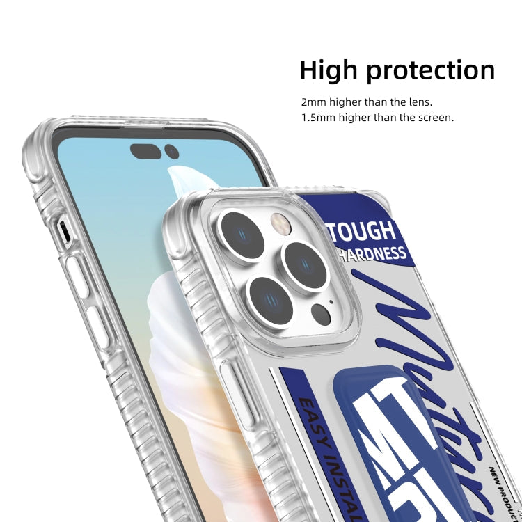 For iPhone 15 Pro Mutural Wing Flash Series TPU Phone Case with IML Stand(Red)