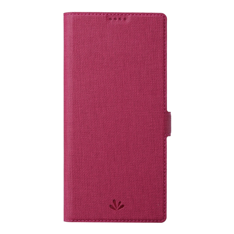 For Google Pixel 8 ViLi K Series Shockproof Magnetic Flip Leather Phone Case(Rose Red)