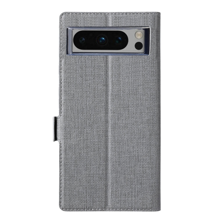 For Google Pixel 8 Pro ViLi K Series Shockproof Magnetic Flip Leather Phone Case(Grey)