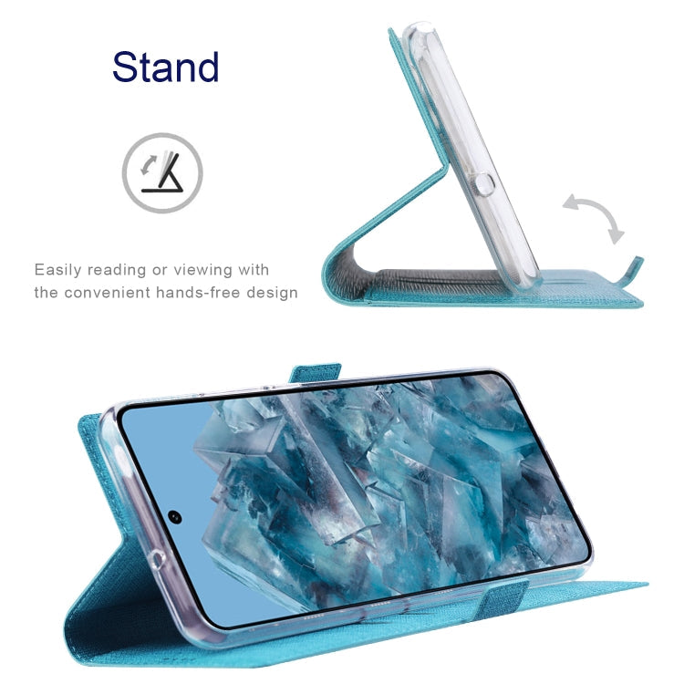 For Google Pixel 8 Pro ViLi K Series Shockproof Magnetic Flip Leather Phone Case(Blue)