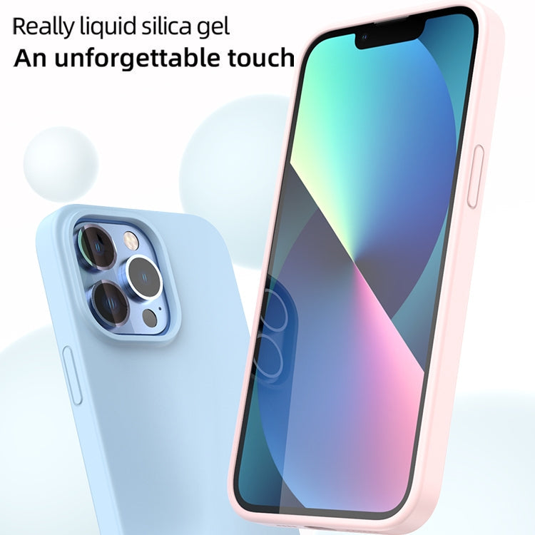 For iPhone 15 Pro Mutural Yuemu Series Liquid Silicone Phone Case(Pink)