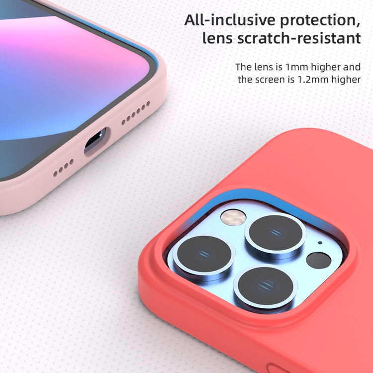For iPhone 15 Pro Mutural Yuemu Series Liquid Silicone Phone Case(Dark Blue)