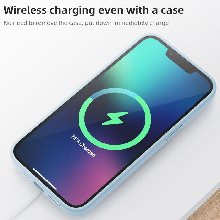 For iPhone 15 Pro Mutural Yuemu Series Liquid Silicone Phone Case(Dark Blue)