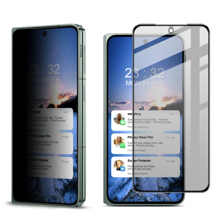 For OPPO Find N3 5G / OnePlus Open imak HD Full Screen Anti-spy Tempered Glass Protective Film