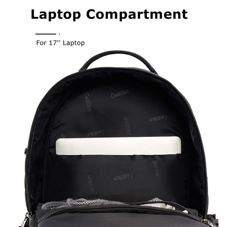 Cwatcun D111 Large Capacity Outdoor Professional Photography Backpack Shoulders Laptop Camera Bag, Size:56 x 33 x 18cm(Black)