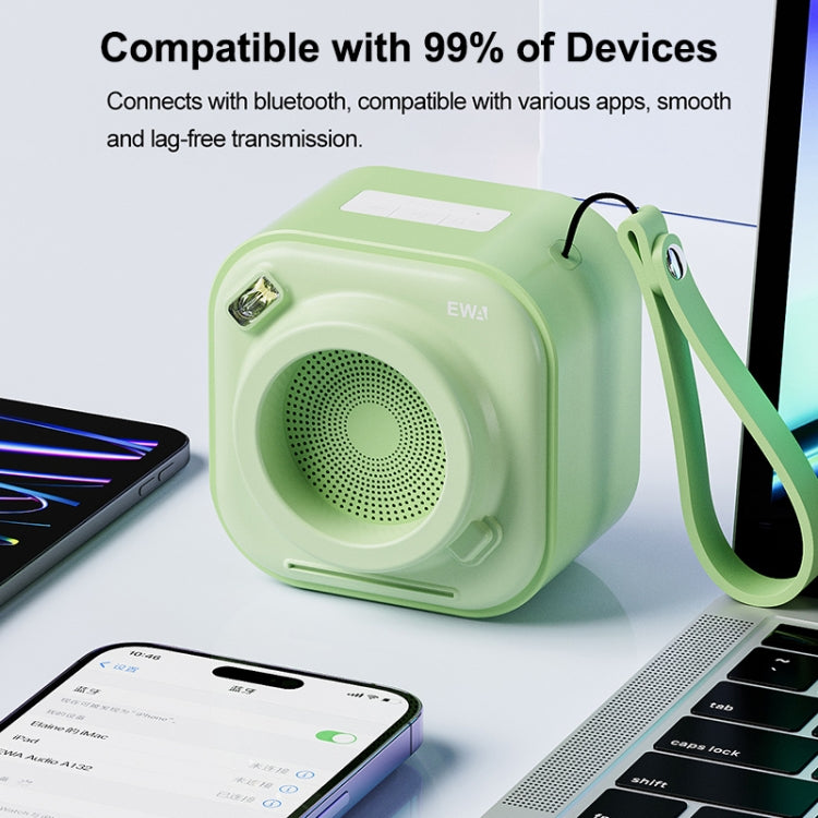 EWA A132 Portable Mini Stereo Wireless Bluetooth Speaker(Yellow Orange)