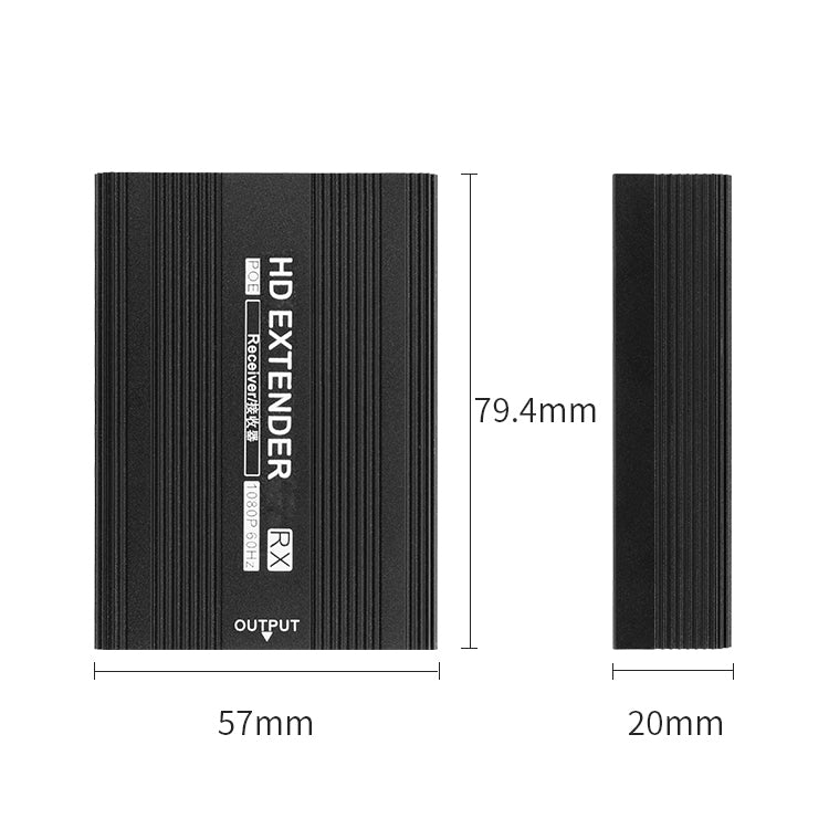 Measy ET1815 HDMI Extender Transmitter and Receiver Converter, Transmission Distance: 150m, Plug:UK