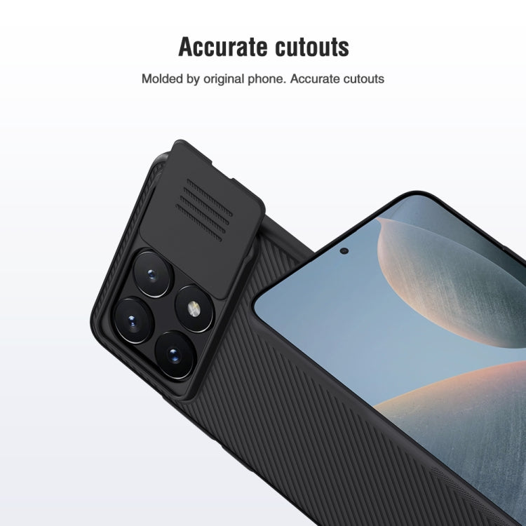 NILLKIN Black Mirror Series Camshield PC Phone Case, For Xiaomi Redmi K70E / Poco X6 Pro 5G