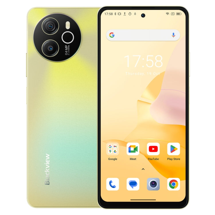 [HK Warehouse] Blackview SHARK 8, 8GB+256GB, Fingerprint Identification, 6.78 inch Android 13 MTK6789 Helio G99 Octa Core up to 2.2GHz, Network: 4G, OTG(Scorching Gold)